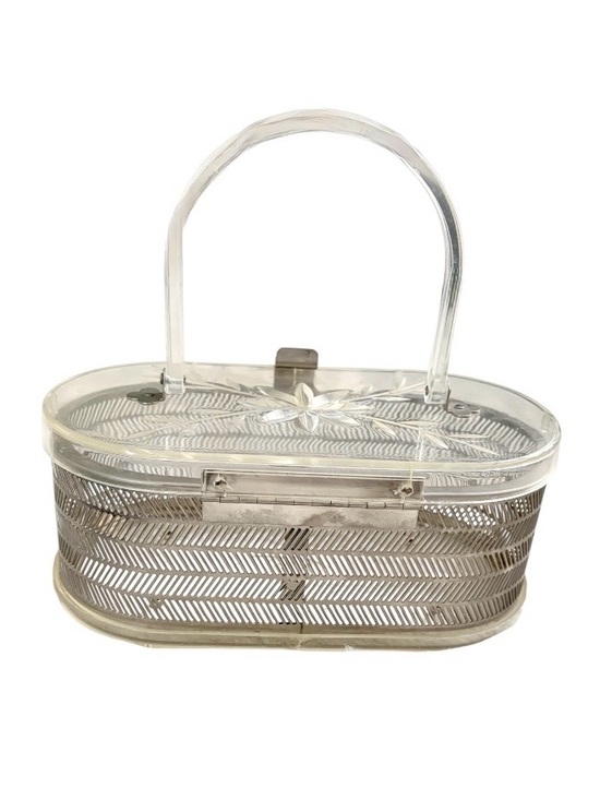 Vintage Handbags - VINTAGE➕Lucite Starburst MW Handbag